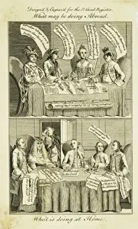 British Political Satire Prints: What may be doing abroad - what is doing at home