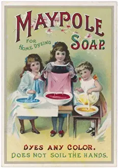 Maypole Dye Print, circa 1900
