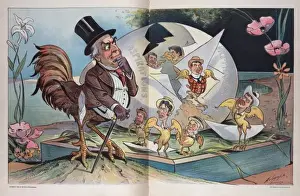William McKinley's 1900 Easter Egg Print