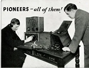 McMichael Radio used to receive weather reports McMichael Radio used to receive weather reports