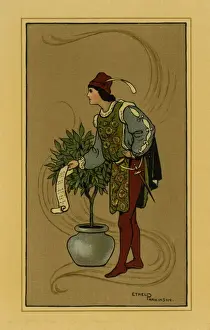 Young Man In Costume Prints: Medaeval gentleman