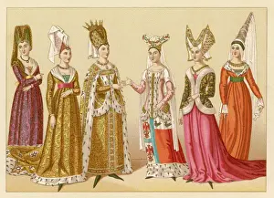 Medieval Ladies Print