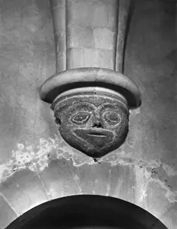 Medieval Buildings UK Prints: Medieval Corbel