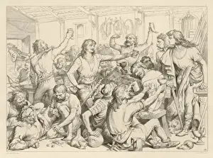 Medieval Artwork Prints: Medieval Debauchery