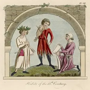 Medieval Music Prints: A Medieval Duet