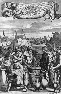 Old Testament Events Prints: Melchizedec & Abraham