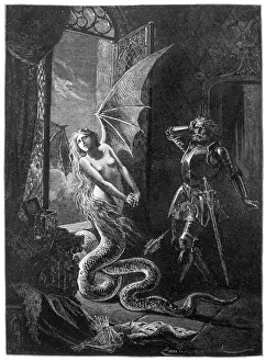 French Mythology Images Prints: Melusine Revealed