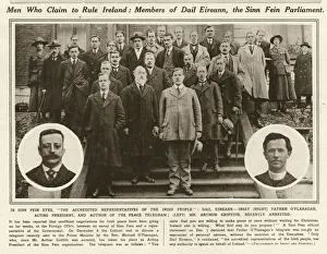 Members of Dail Eireann - the Sinn Fein Parliament Members of Dail Eireann - the Sinn Fein Parliament