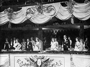 Members of the Royal Family at Covent Garden Members of the Royal Family at Covent Garden