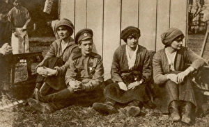 Members of the Russian Imperial Family during their captivit Members of the Russian Imperial Family during their captivit