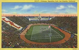 Sport Prints: Memorial Coliseum Print, Los Angeles, 20th century
