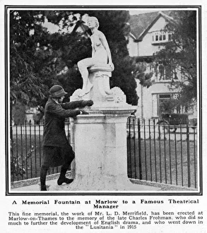 Memorial fountain at Marlow to Charles Frohman Memorial fountain at Marlow to Charles Frohman