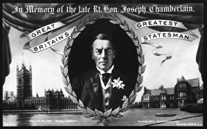 Memorial to the late Rt. Hon. Joseph Chamberlain Memorial to the late Rt. Hon. Joseph Chamberlain