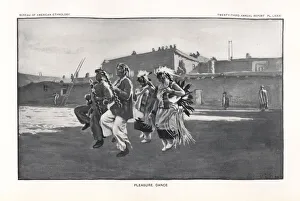 Men and corn maidens performing the Pleasure Men and corn maidens performing the Pleasure