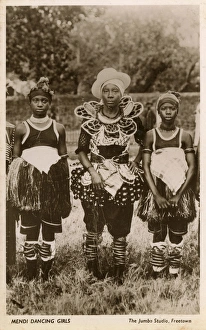 Mendi (Mende) Dancing Girls, Sierra Leone, West Africa Mendi (Mende) Dancing Girls, Sierra Leone, West Africa