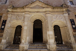Menorca, Ciutadella: Portal of the St. Augusti Church Menorca, Ciutadella: Portal of the St. Augusti Church