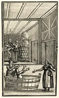 Menstruating Jews in a Fuerth Bathing Tub Print