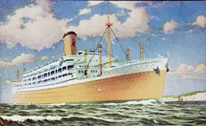 Merchant Ship Carrying Australian Fruits Print
