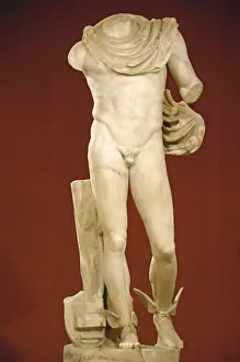 Mercury Statue Print, Roman Art, 2nd century A.C