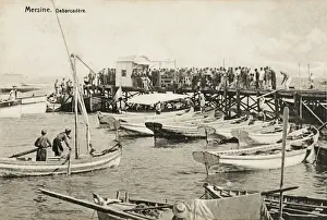 Mersin, Turkey: The Harbour Dock Print
