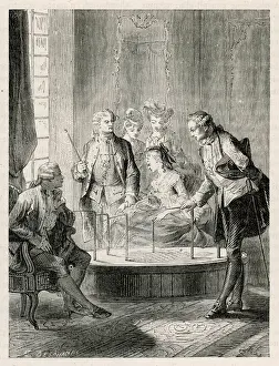 Mesmer's Baquet Print, Paris