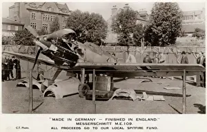 Vintage Aeroplane Transport Prints: Messerschmitt M. E. 109