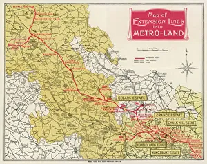 METROLAND MAP METROLAND MAP