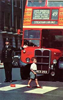 Metropolitan Police officer on traffic duty Metropolitan Police officer on traffic duty