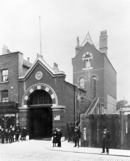MFB and LCC-LFB Mile End fire station, East London MFB and LCC-LFB Mile End fire station, East London