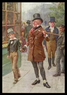 Charles Dickens Illustrations Prints: Micawber & Copperfield