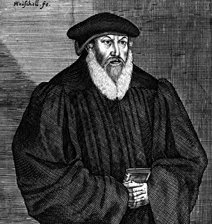 Prints of MICHAEL BESLER German Lutheran theologian of Nurnberg Date: 1512 - 1577 Nuremberg Prints: Michael Besler German Lutheran Theologian Print 1512-1577