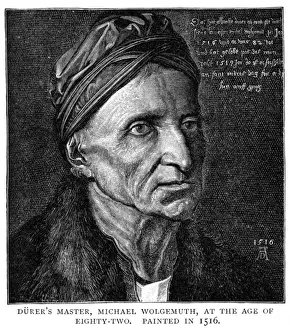 Prints of MICHAEL WOLGEMUTH German artist, master of Albrecht Durer Date: 1434 - 1519 Michael Wolgemut Prints: Michael Wolgemut Master Print after Albrecht Durer