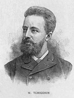 Chess History Prints: Michel Ivan Tchigorin