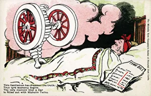 Michelin Tyre Company promo postcard Michelin Tyre Company promo postcard