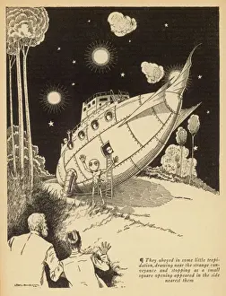 Science Fiction Art Prints: microcosmic Buccaneers