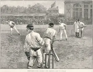 Historical Cricket Photos Prints: Middlesex Vs. Notts 1892