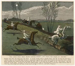 Equestrian Sports Pictures Prints: Midnight Steeplechase 2