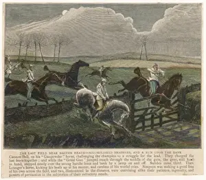 Historical Horse Racing Photos Prints: Midnight Steeplechase 3