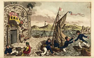 Midshipman Newcome meets crew from HMS Victory at Midshipman Newcome meets crew from HMS Victory at