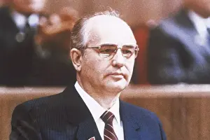 Russian Leader Prints: Mikhail Gorbachev Print, 1985-1991 Soviet Leader