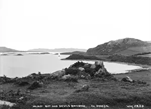Irish Coastline Scenery Prints: Milroy Bay and Devils Backbone, Co. Donegal