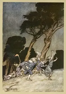 Milton's Comus Print, 1634