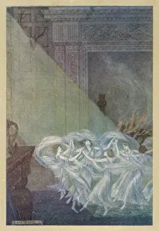 Milton's Fairies Dancing Print