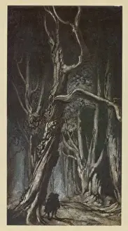 Classic Literature Illustration Prints: Miltons Comus / Rackham