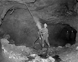 Miner at Geevor Tin Mine, Pendeen, Cornwall Miner at Geevor Tin Mine, Pendeen, Cornwall