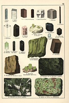 Minerals and crystals including kyanite, asbestos Minerals and crystals including kyanite, asbestos