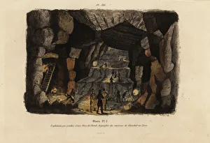 Mining for lead and silver in the Hartz mountains Mining for lead and silver in the Hartz mountains