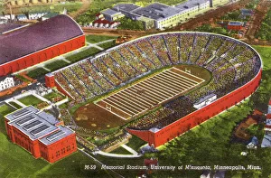 Minneapolis, Minnesota, USA - Memorial Stadium, University Minneapolis, Minnesota, USA - Memorial Stadium, University
