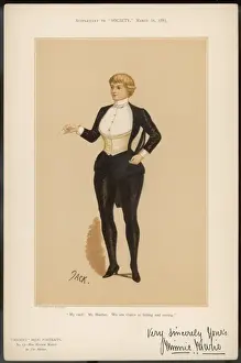 Female Comedians Of The Past Prints: Minnie Mario