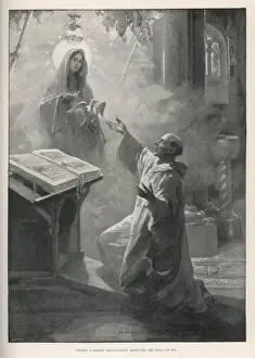 Virgin Mary Apparition Prints: Miracle / Becket